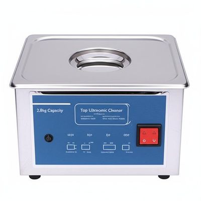 2.8kg Capacity Table Top Ultrasonic Cleaner with High Cleaning Effect and Stainless Steel Tank