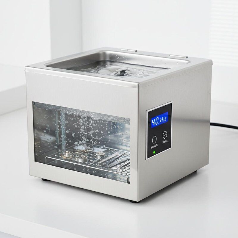 280x180x200mm टेबल टॉप अल्ट्रासोनिक क्लीनर 40kHz अल्ट्रासोनिक फ्रीक्वेंसी सुरक्षा सुरक्षा नाजुक उपकरणों की सफाई के लिए डिज़ाइन किया गया