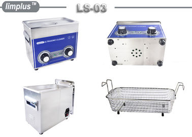 Limplus 3liter घुंडी नियंत्रण अल्ट्रासोनिक क्लीनर 120W आभूषण घड़ी साफ
